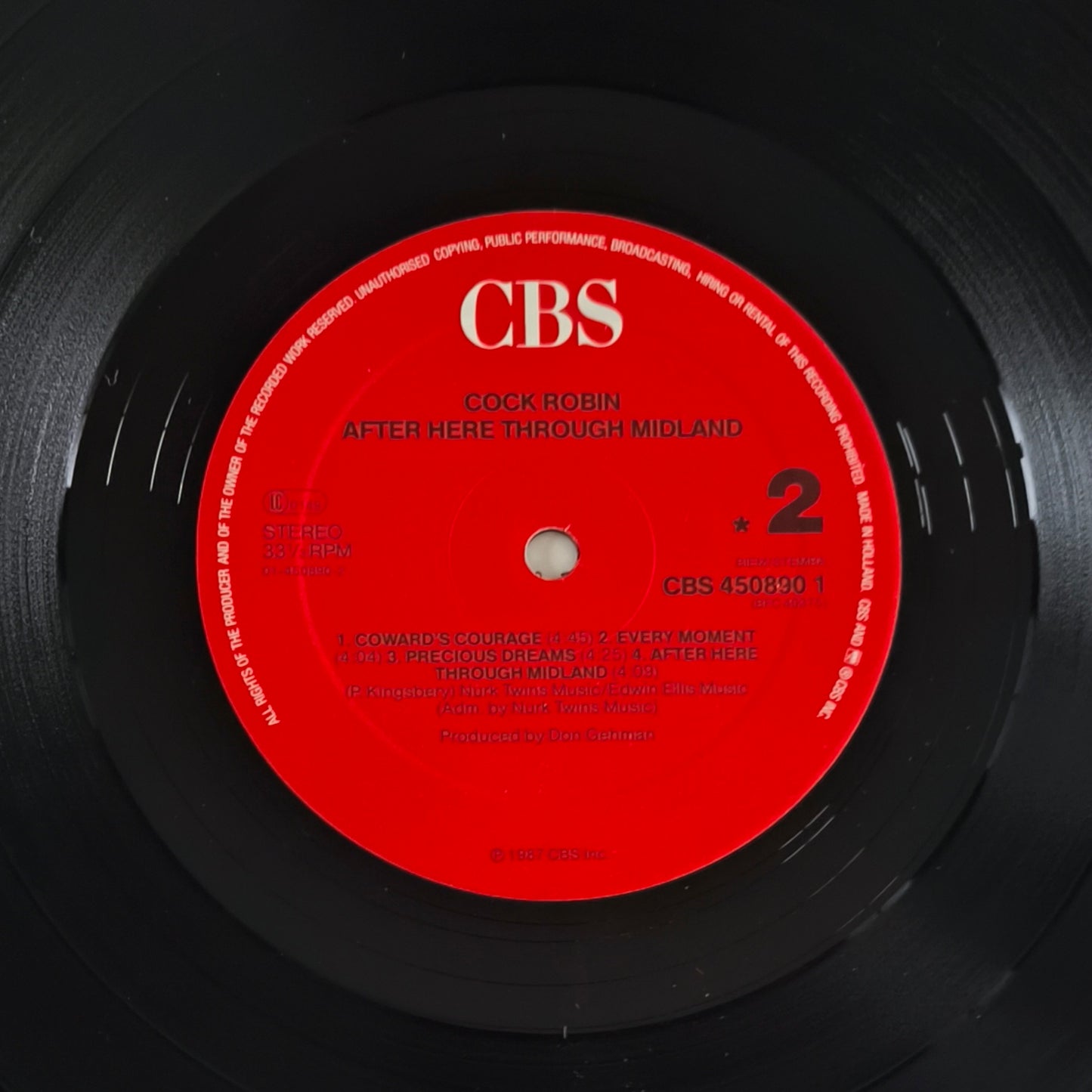 COCK ROBIN - After Here Through Midland