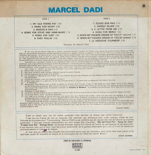 MARCEL DADI - La Guitare A Dadi