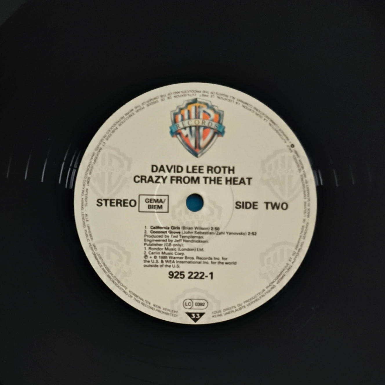 DAVID LEE ROTH - Crazy From The Heat