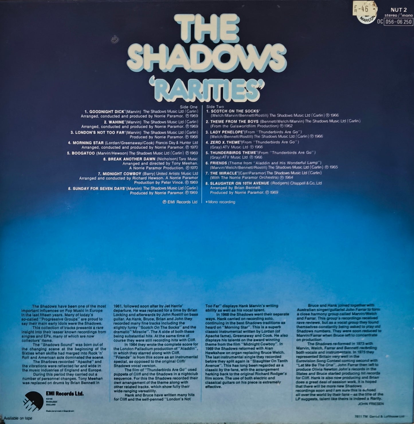 THE SHADOWS - Rarities