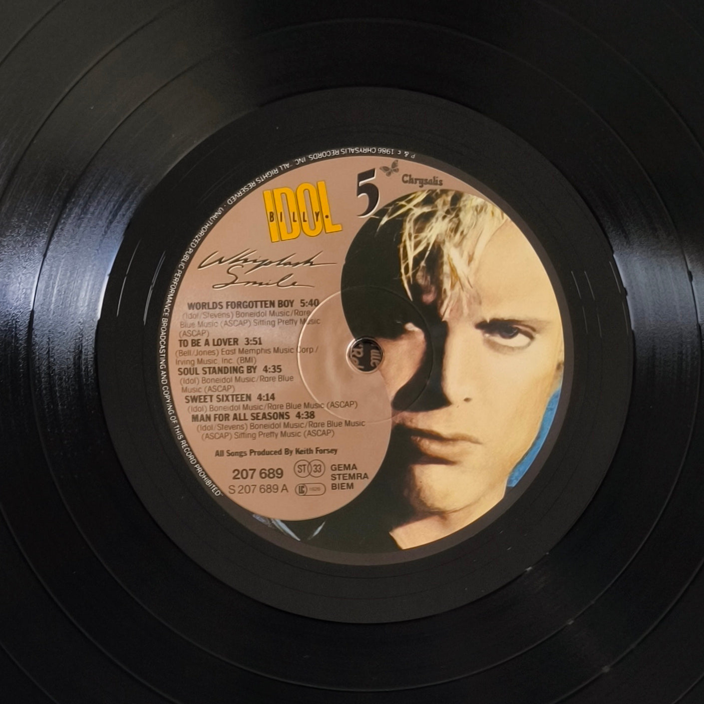 BILLY IDOL - Whiplash Smile