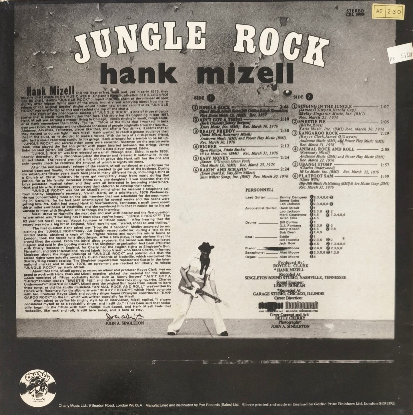 HANK MIZELL - Jungle Rock