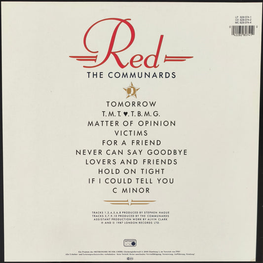 THE COMMUNARDS - Red