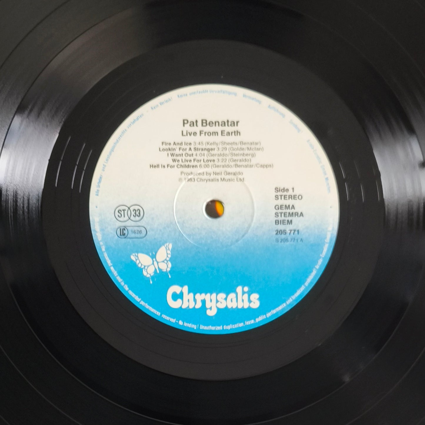 PAT BENATAR - Live From Earth