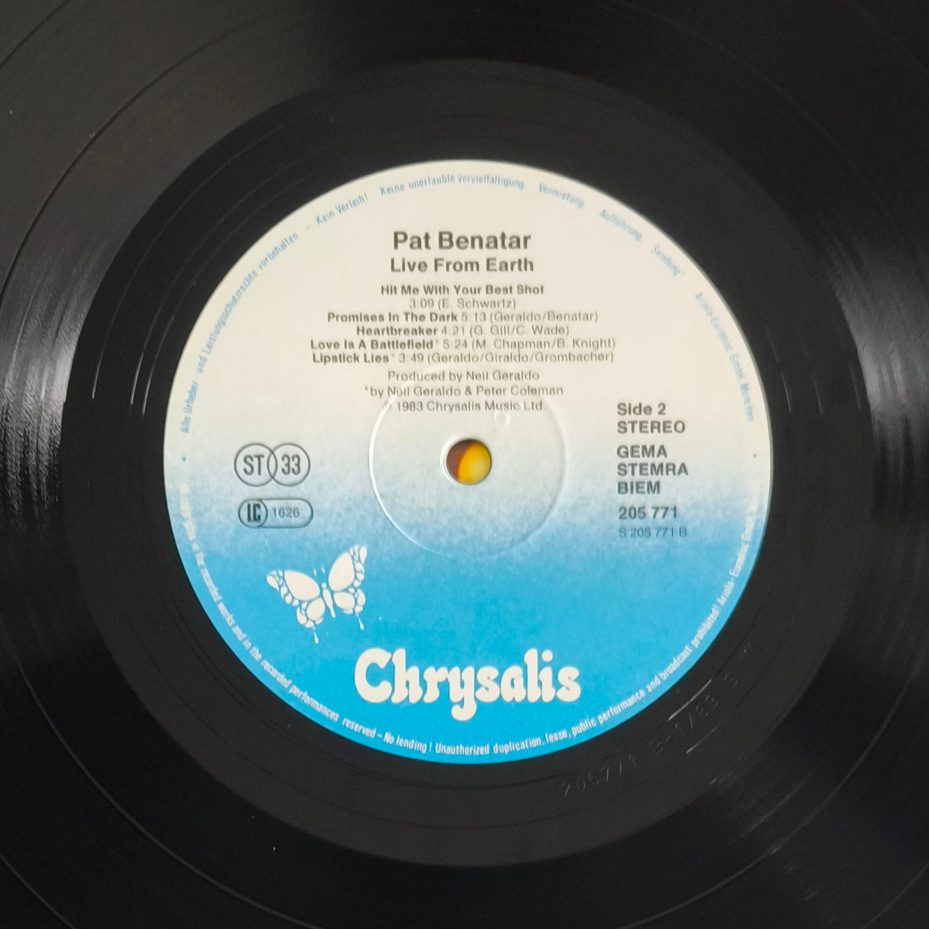 PAT BENATAR - Live From Earth