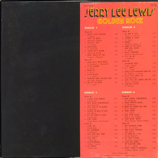 JERRY LEE LEWIS - Golden Rock (Coffret 4 vinyles)