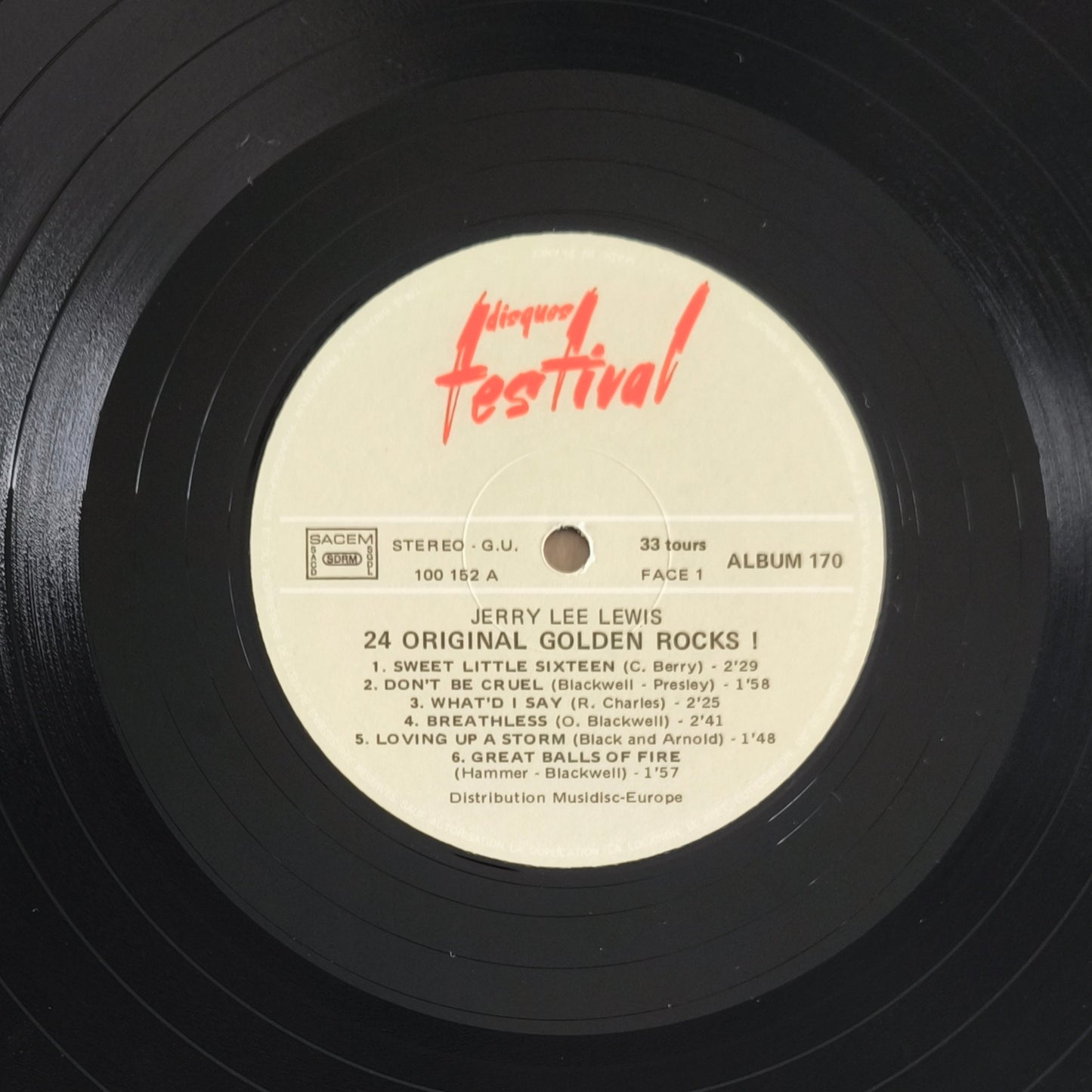 JERRY LEE LEWIS - Golden Rock (Coffret 4 vinyles)