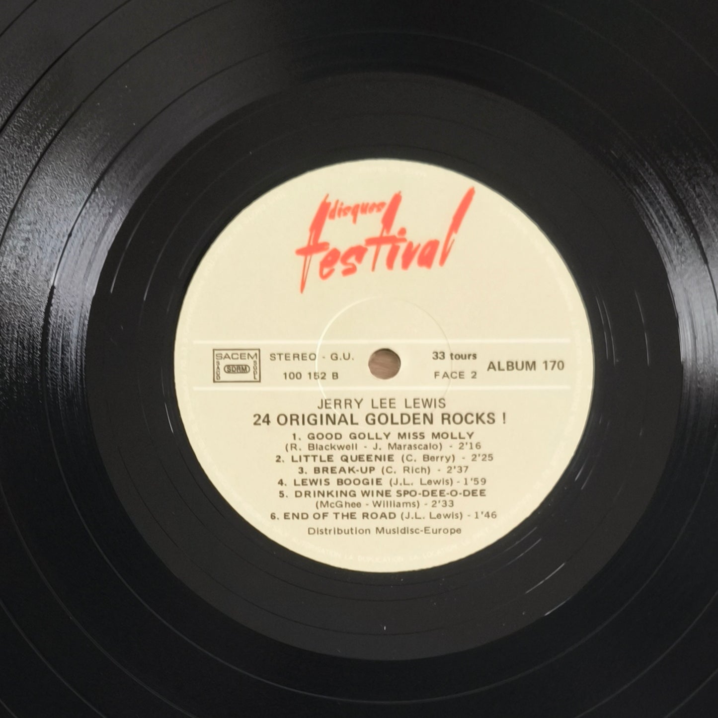JERRY LEE LEWIS - Golden Rock (Coffret 4 vinyles)