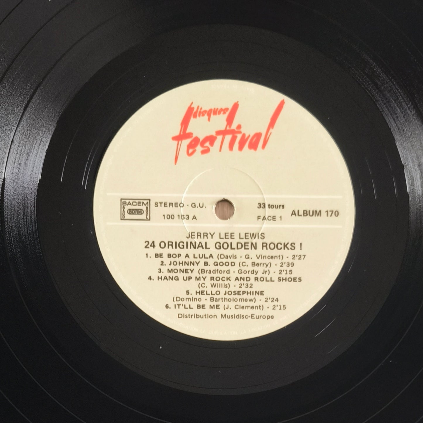 JERRY LEE LEWIS - Golden Rock (Coffret 4 vinyles)