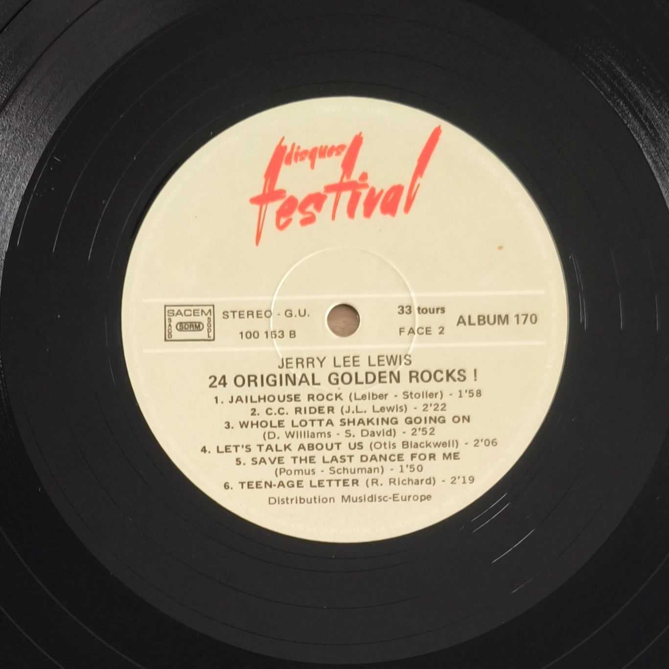 JERRY LEE LEWIS - Golden Rock (Coffret 4 vinyles)