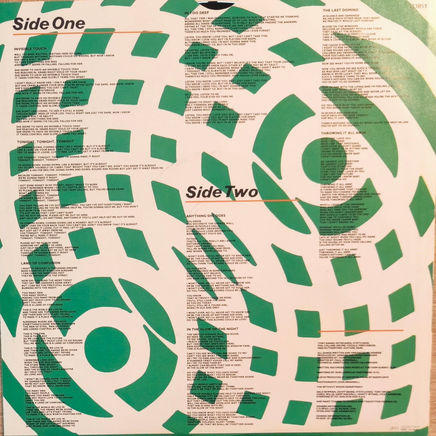 GENESIS - Invisible Touch