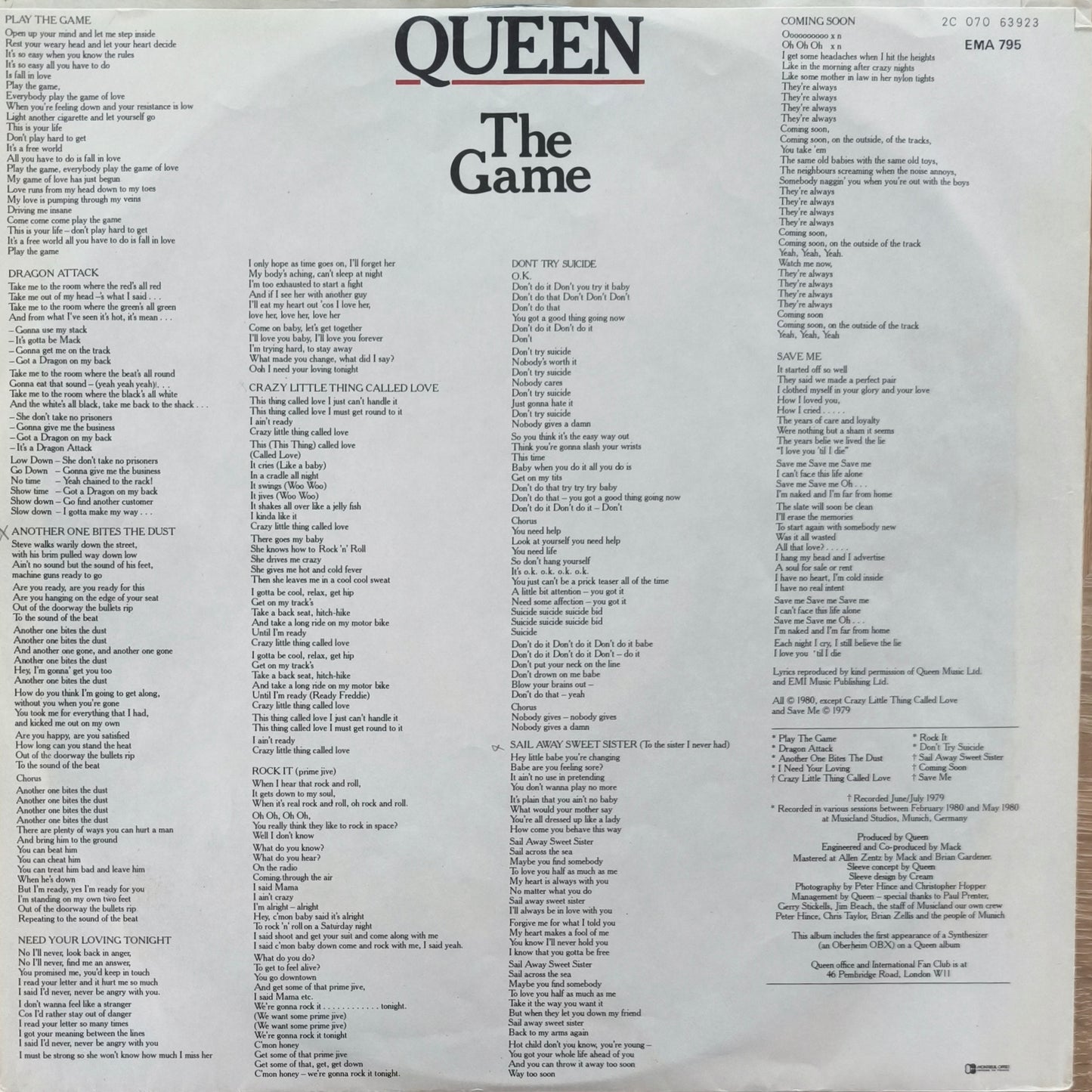 QUEEN - The Game