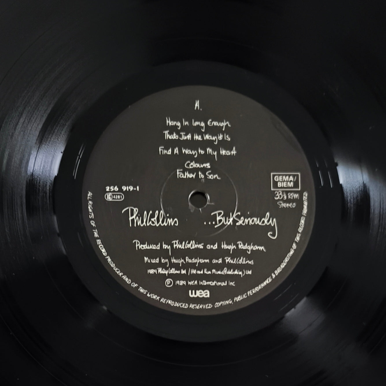 PHIL COLLINS - ...But Seriously