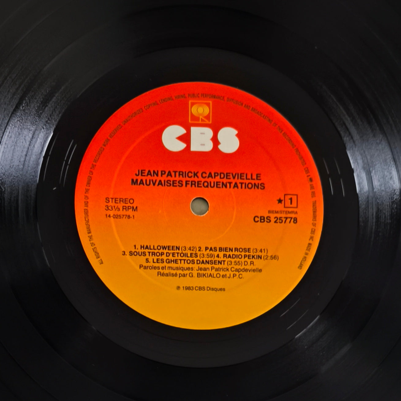 JEAN PATRICK CAPDEVIELLE - Mauvaises Fréquentations