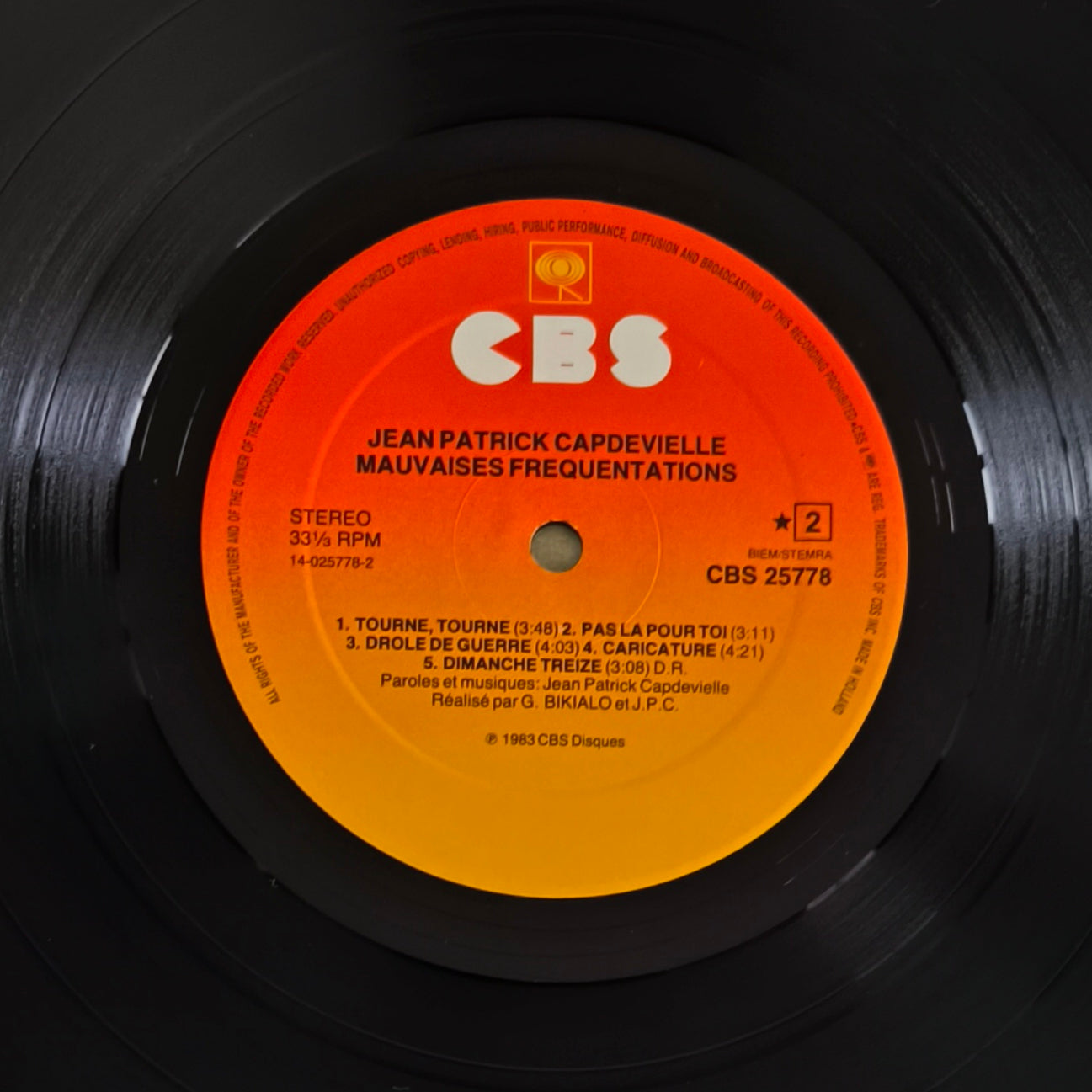 JEAN PATRICK CAPDEVIELLE - Mauvaises Fréquentations