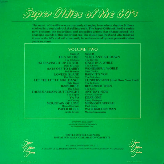 SUPER OLDIES OF THE 60'S - Volume 2