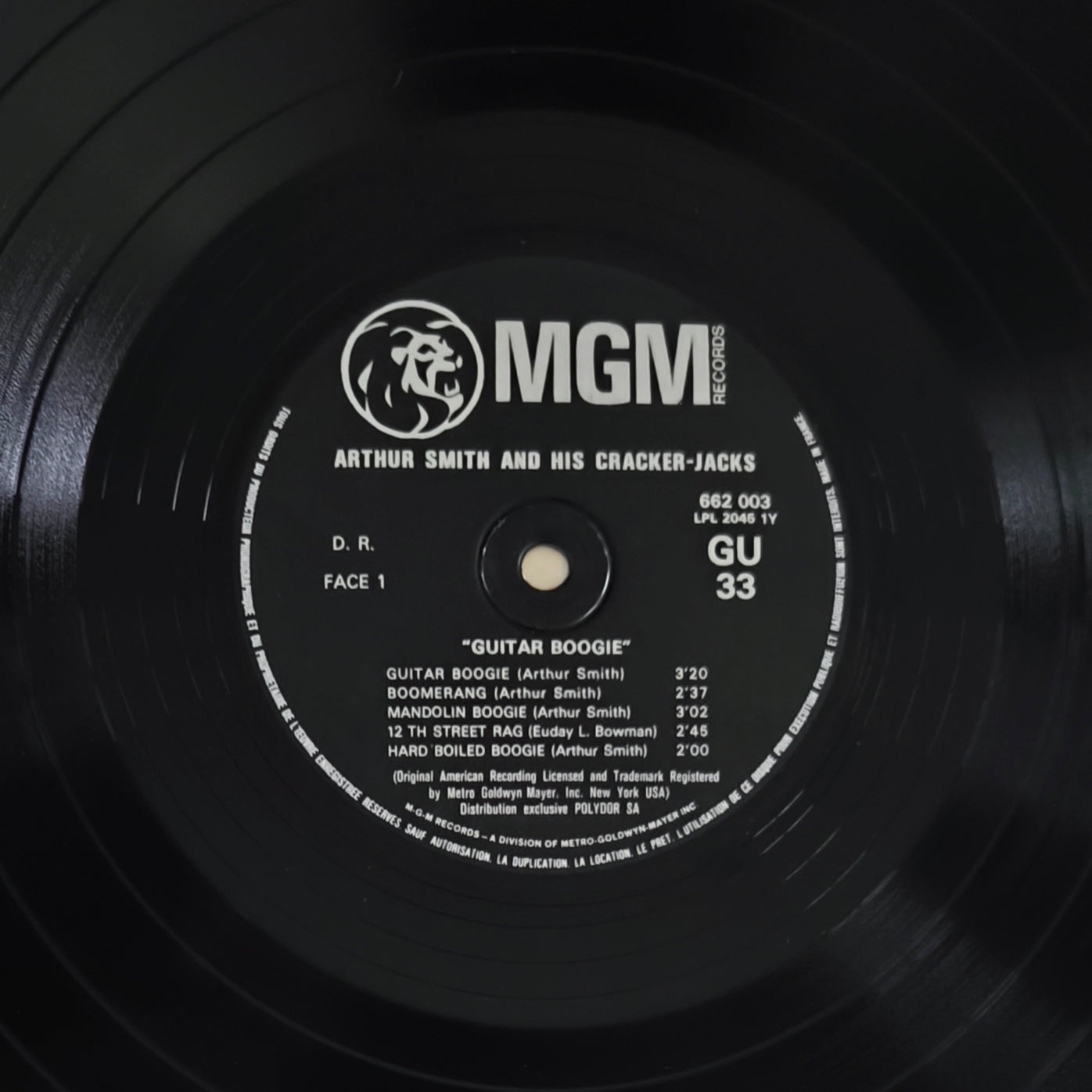 ARTHUR SMITH AND HIS CRACKER JACKS - Guitar Boogie