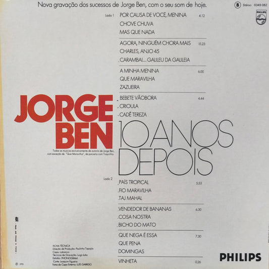 JORGE BEN - 10 Anos Depois