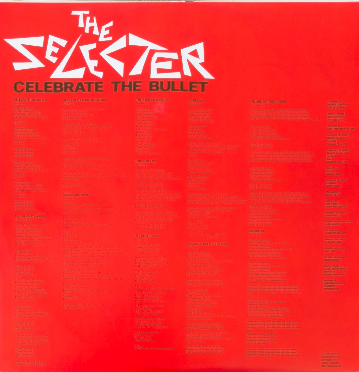 THE SELECTER - Celebrate The Bullet