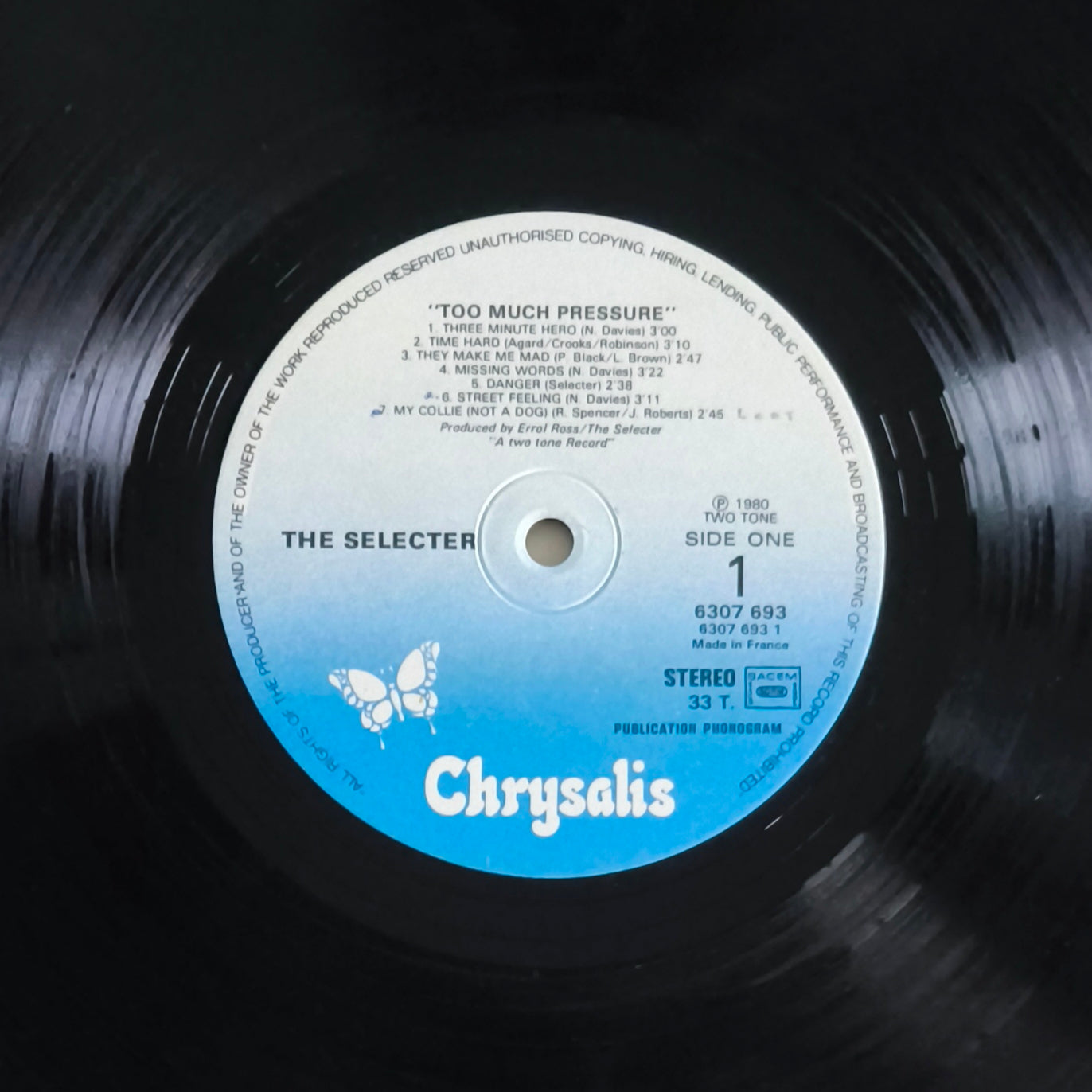 THE SELECTER - Too Much Pressure