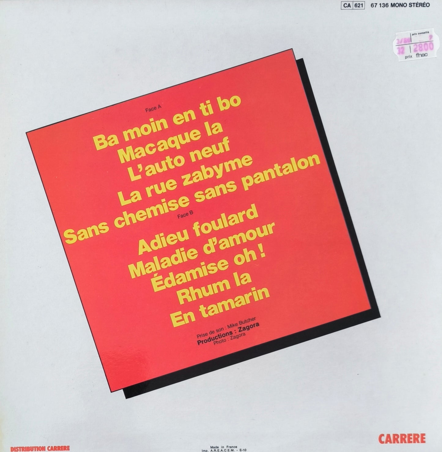 LA COMPAGNIE CREOLE - Ba Moin En Ti Bo