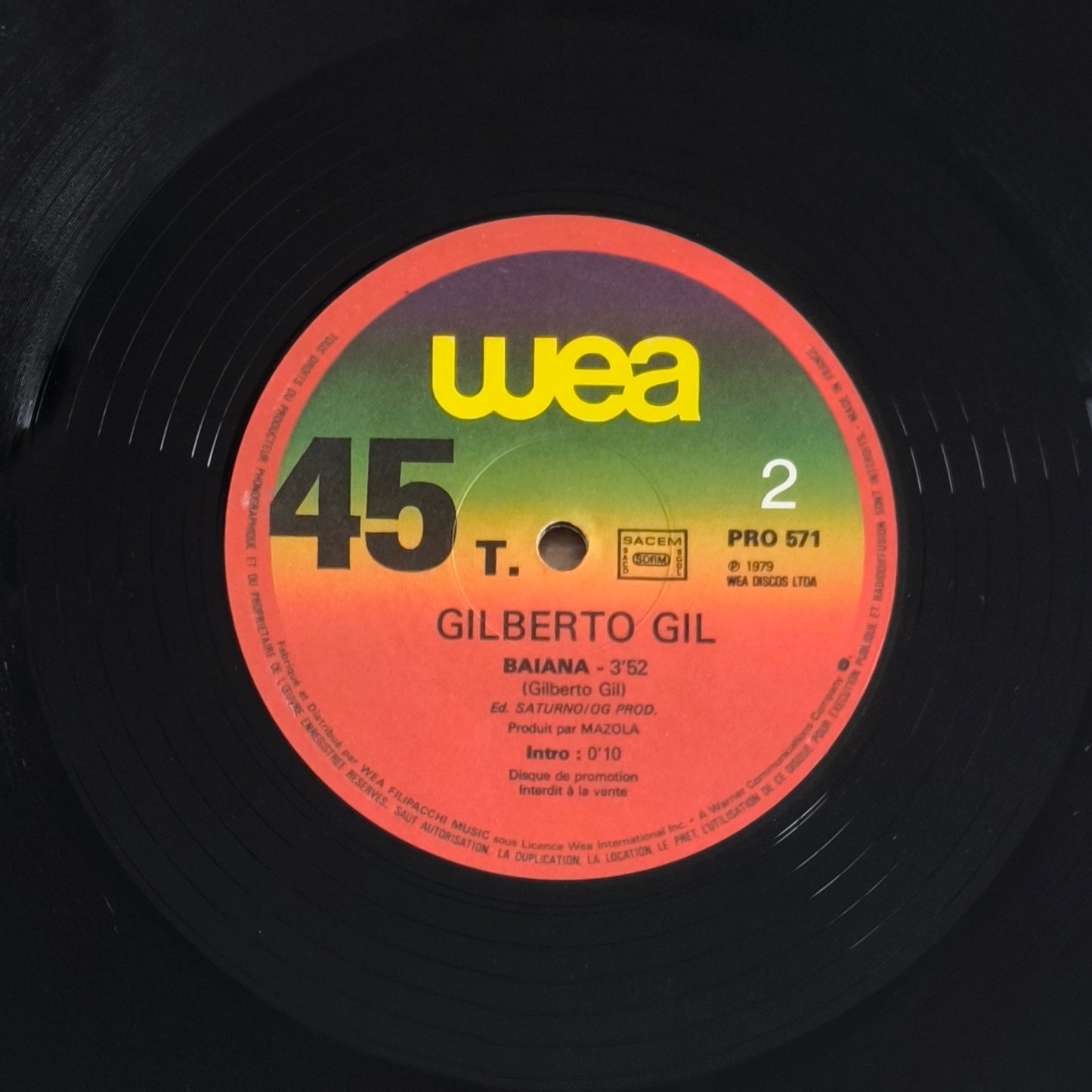 GILBERTO GILL - Baiana