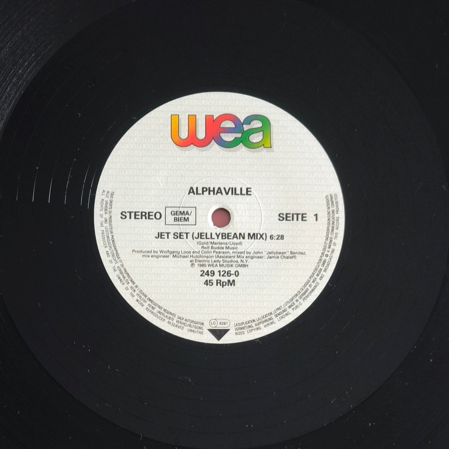 ALPHAVILLE - Jet Set (Jellybean Mix)