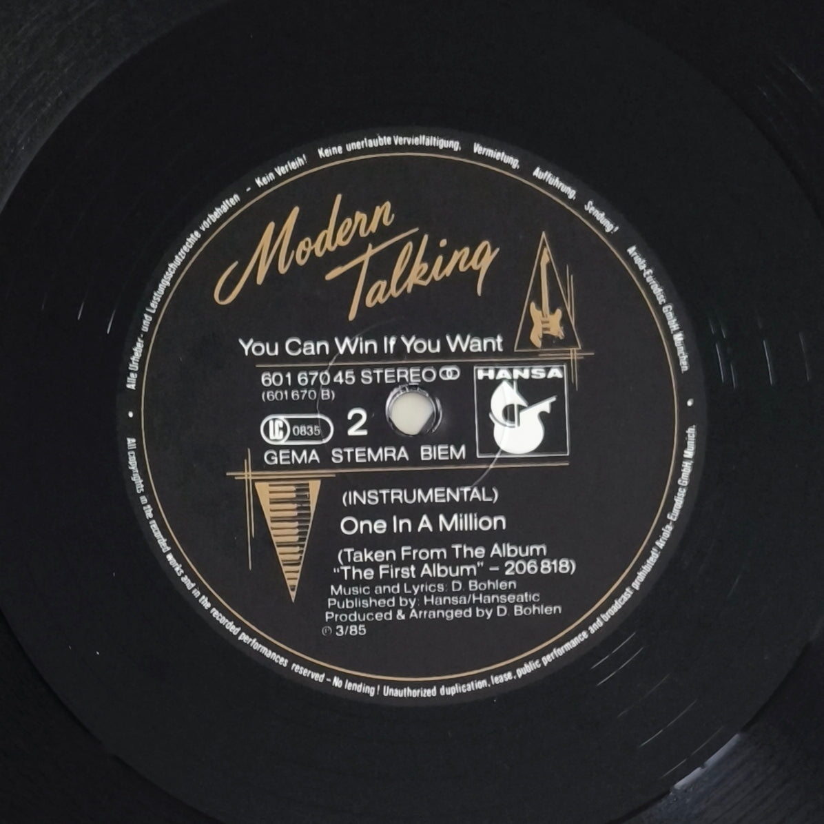 MODERN TALKING - You Can Win If You Want (Special Dance Version)