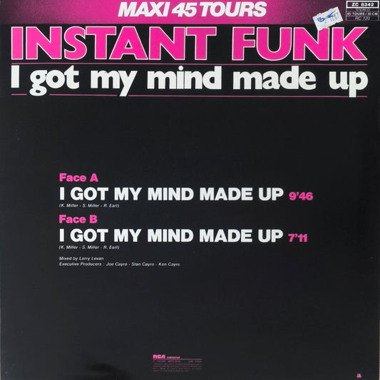 INSTANT FUNK - I Got My Mind Made Up