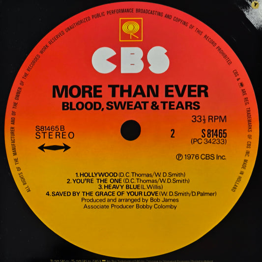 BLOOD, SWEAT & TEARS - More Than Ever