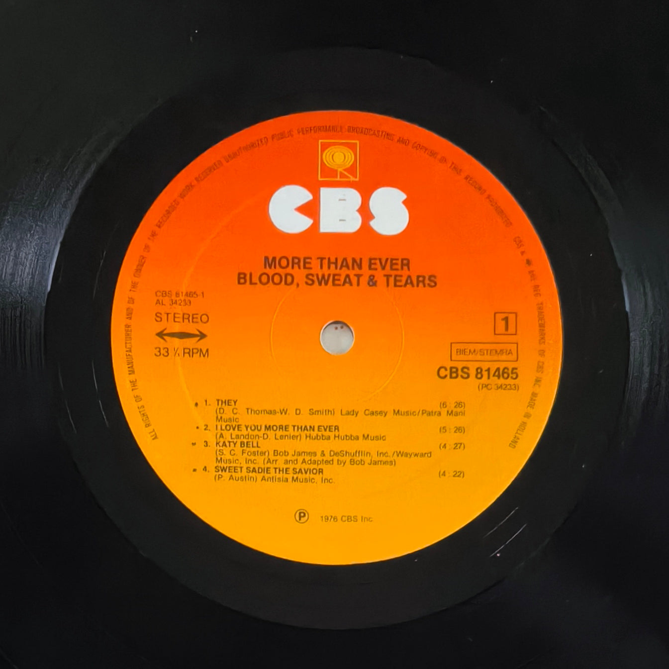 BLOOD, SWEAT & TEARS - More Than Ever