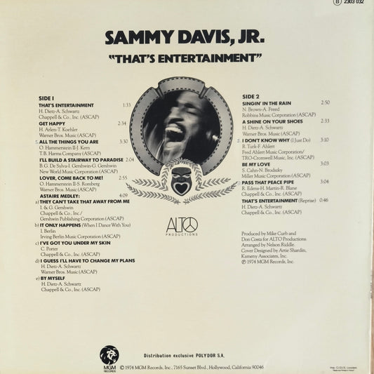 SAMMY DAVIS JR. - That's Entertainment