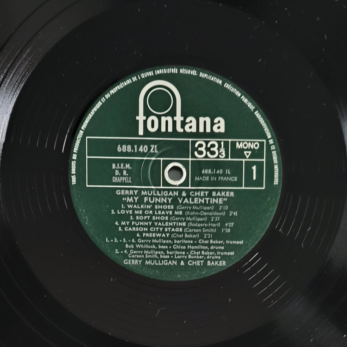 GERRY MULLIGAN / CHET BAKER - My Funny Valentine