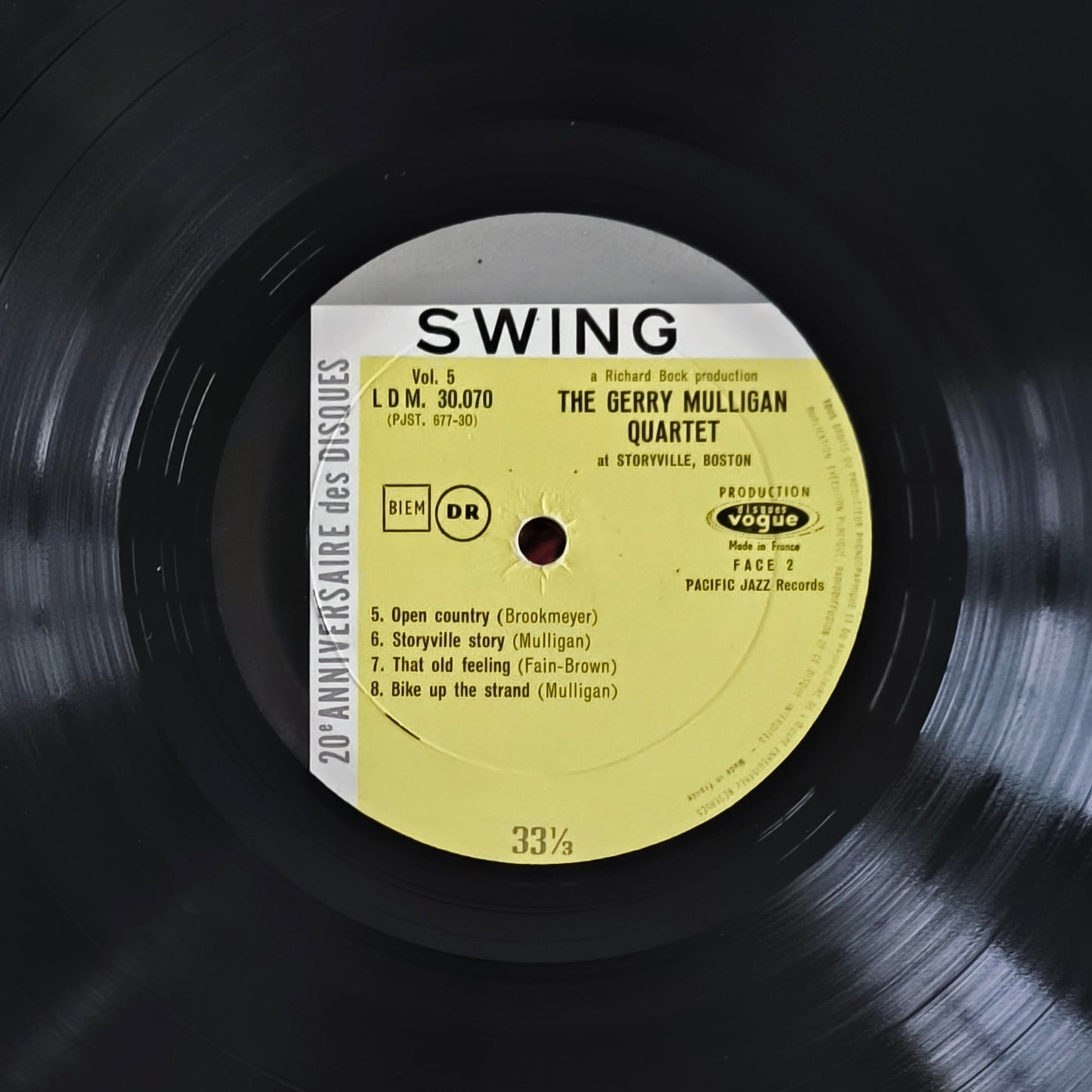 GERRY MULLIGAN QUARTET - Recorded In Boston At Storyville