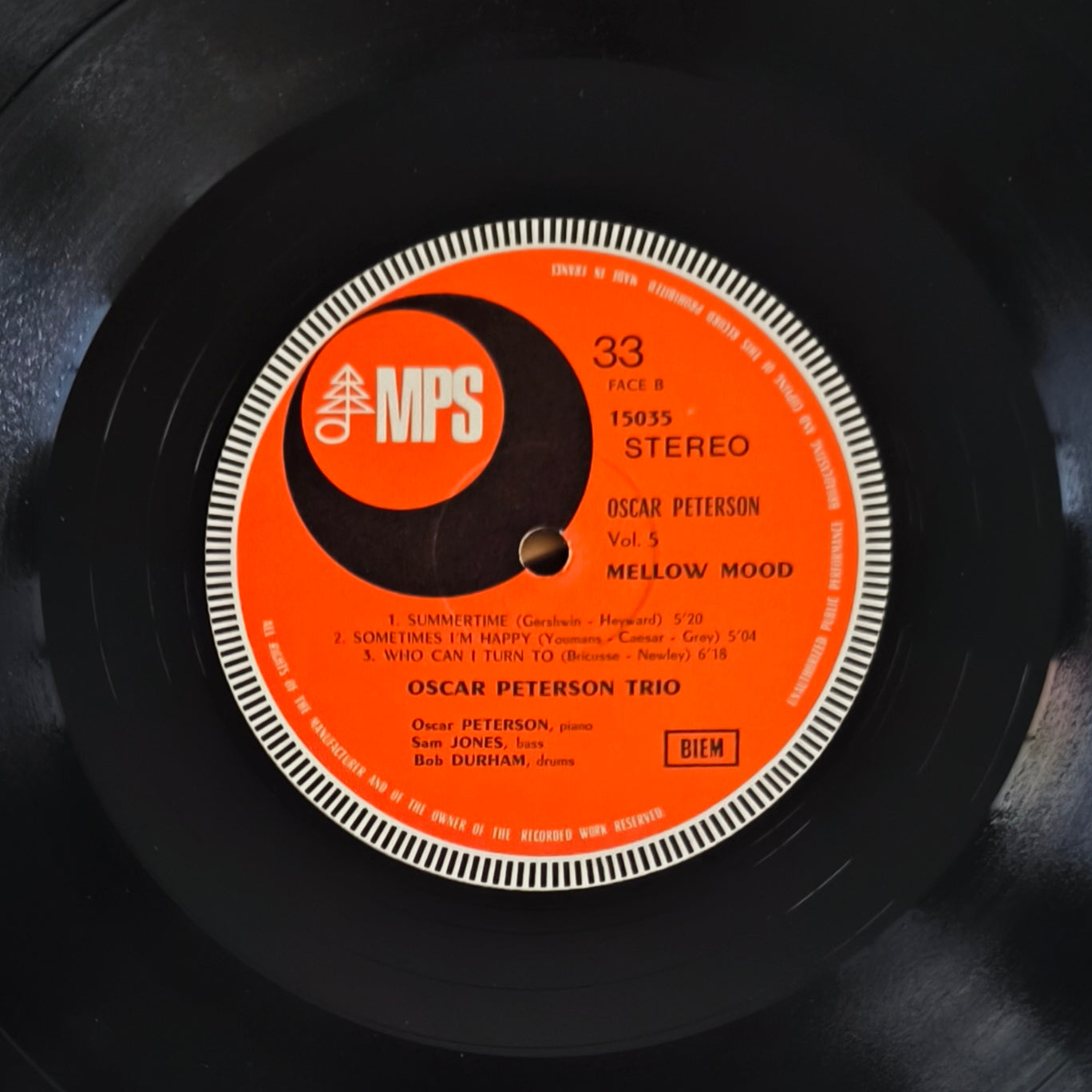 OSCAR PETERSON - Mellow Mood