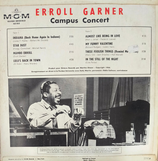 ERROL GARNER - Campus Concert