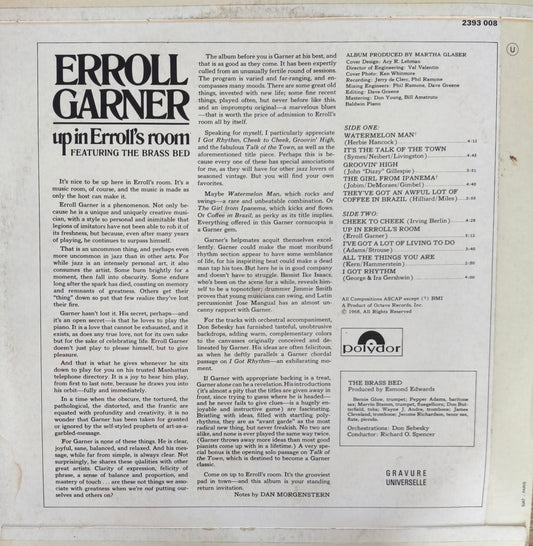 ERROLL GARNER - Up In Erroll's Room