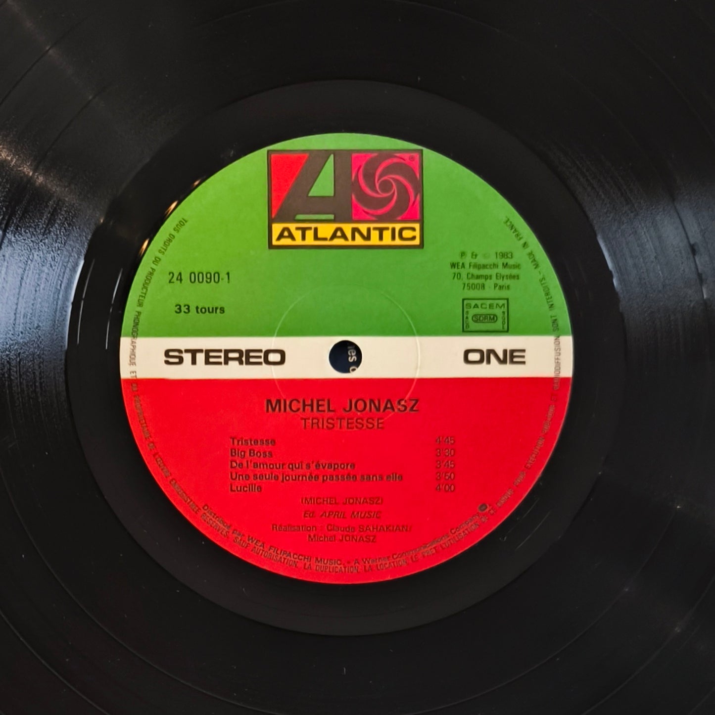 MICHEL JONASZ - Tristesse