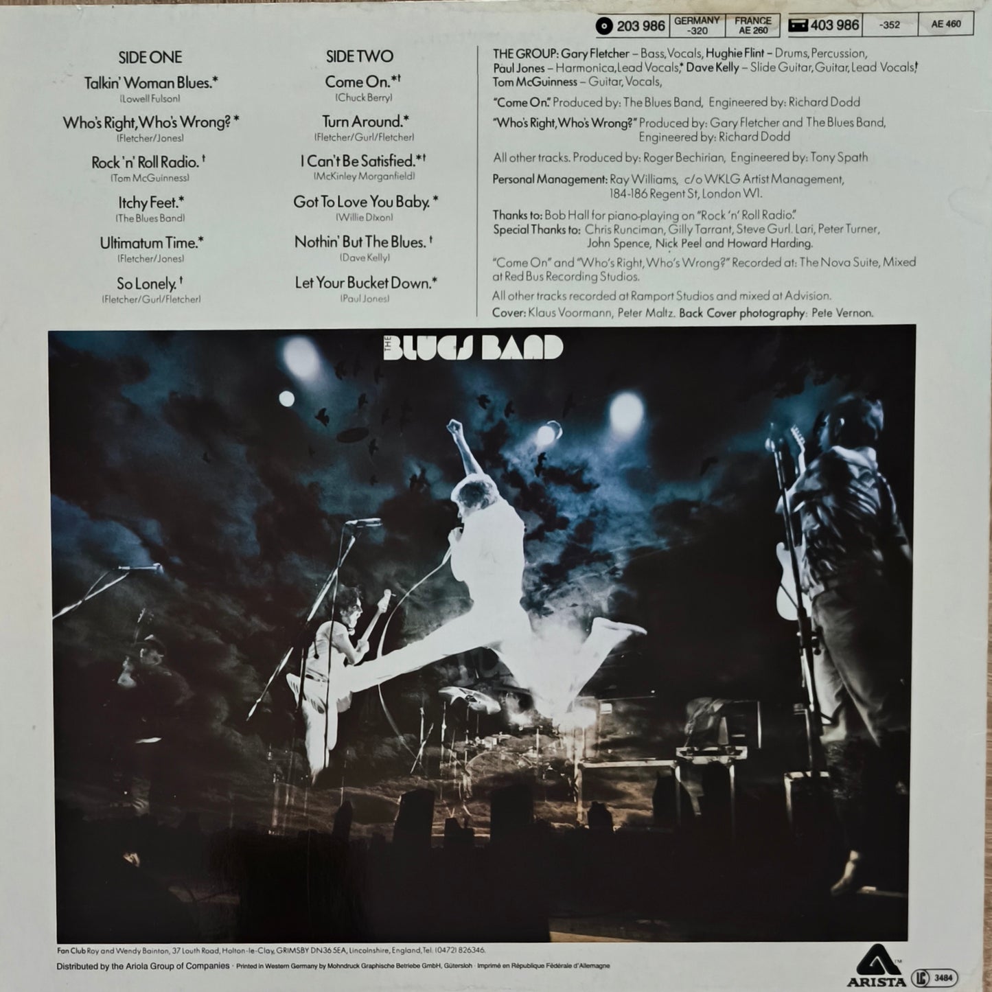 THE BLUES BAND - Itchy Feet