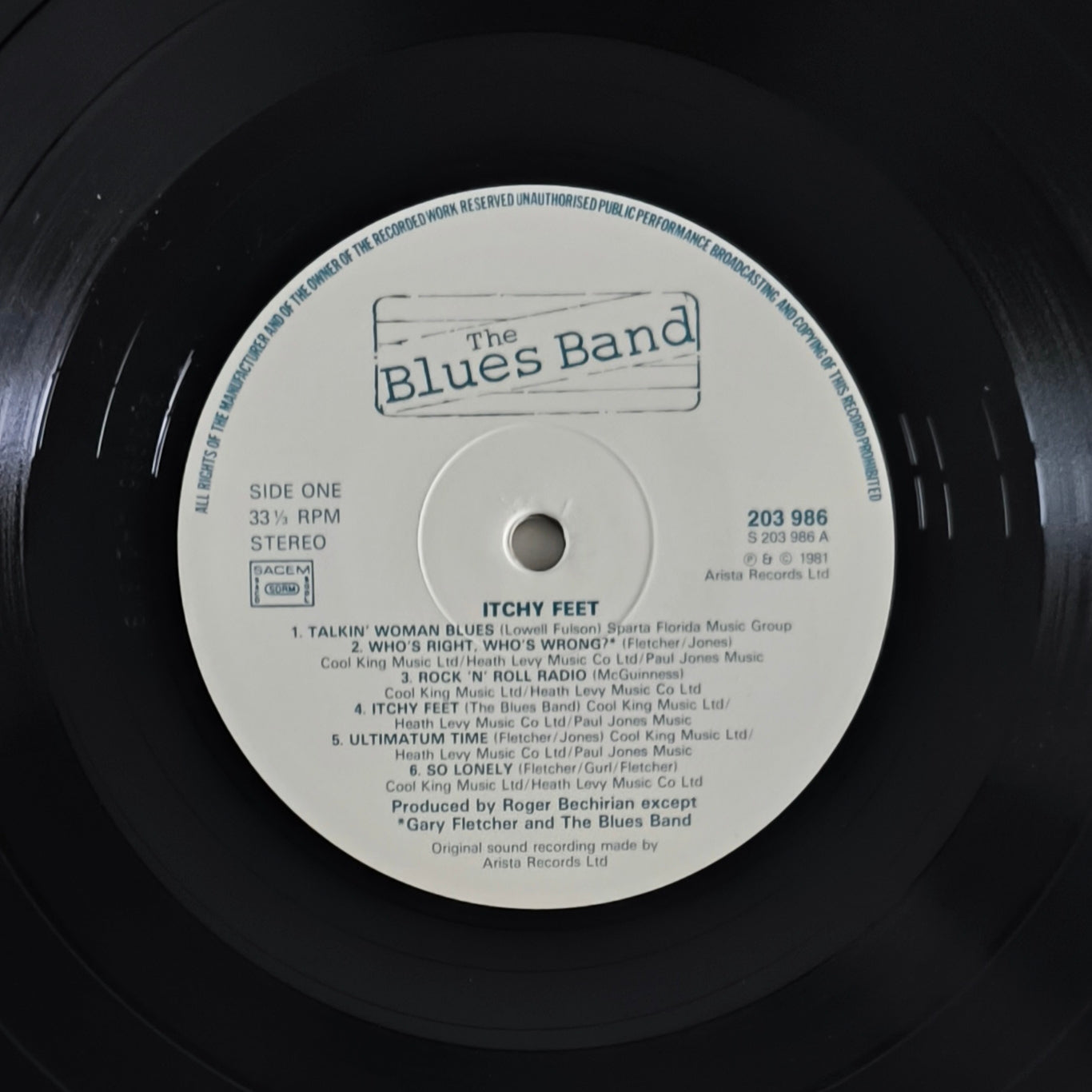 THE BLUES BAND - Itchy Feet