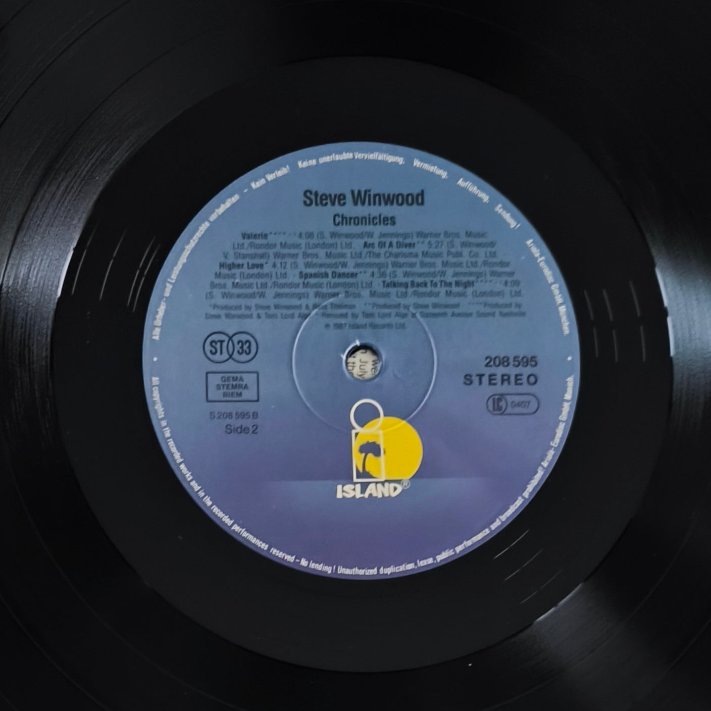 STEVE WINWOOD -Chronicles