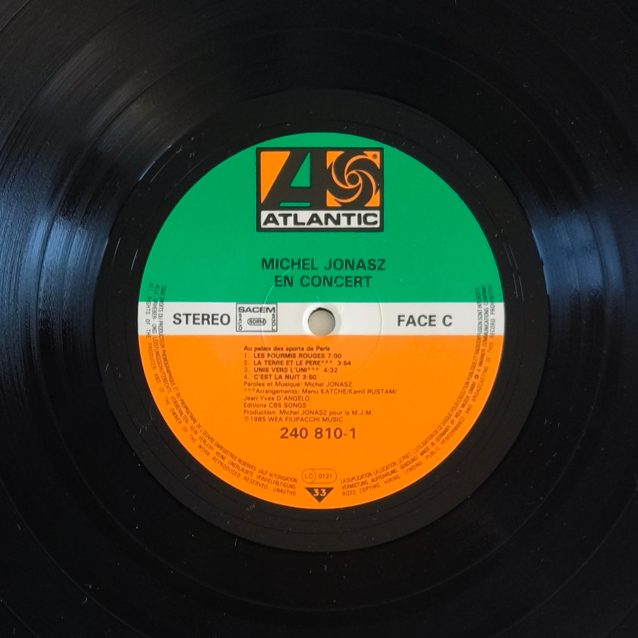 MICHEL JONASZ - En Concert Au Palais Des Sports De Paris