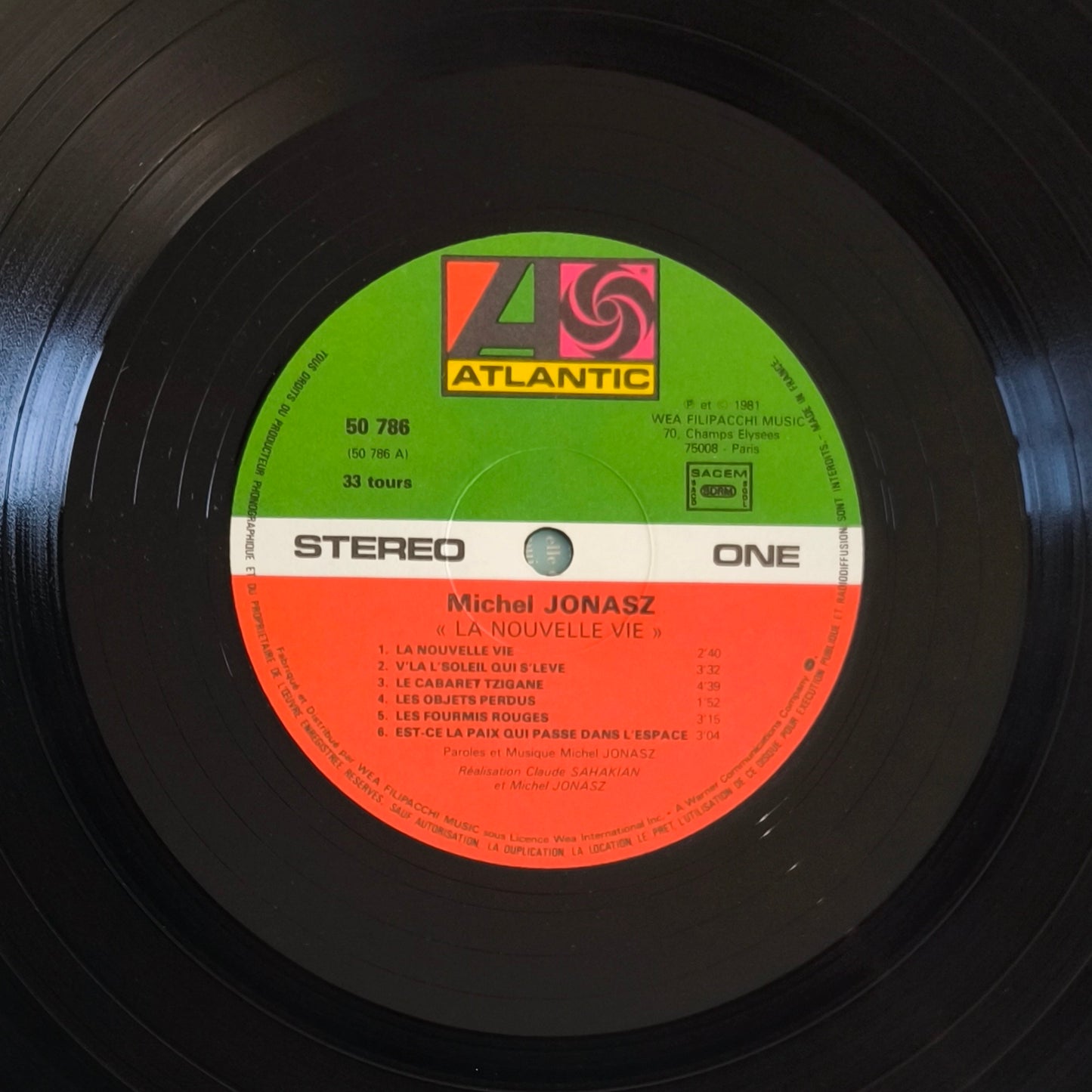 MICHEL JONASZ - La nouvelle vie