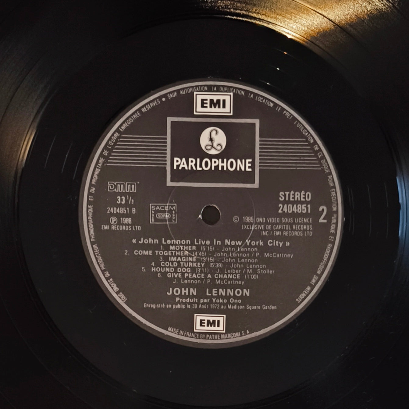 JOHN LENNON - Live In New York City