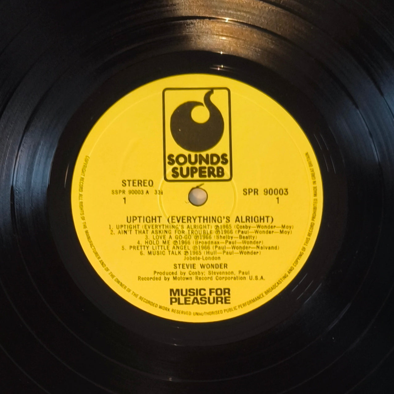 STEVIE WONDER - Uptight (Everything's Alright)