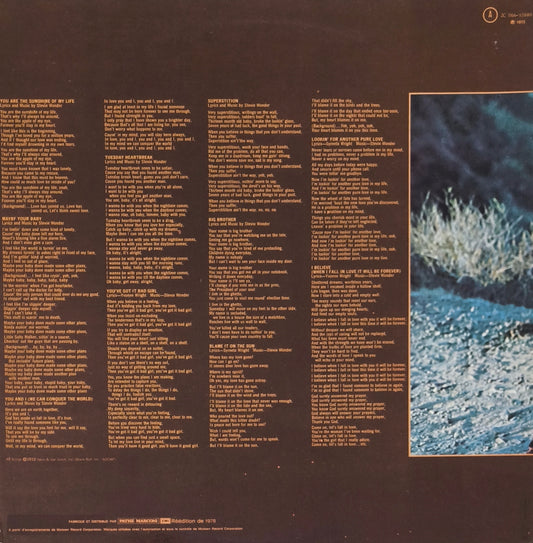 STEVIE WONDER - Talking Book