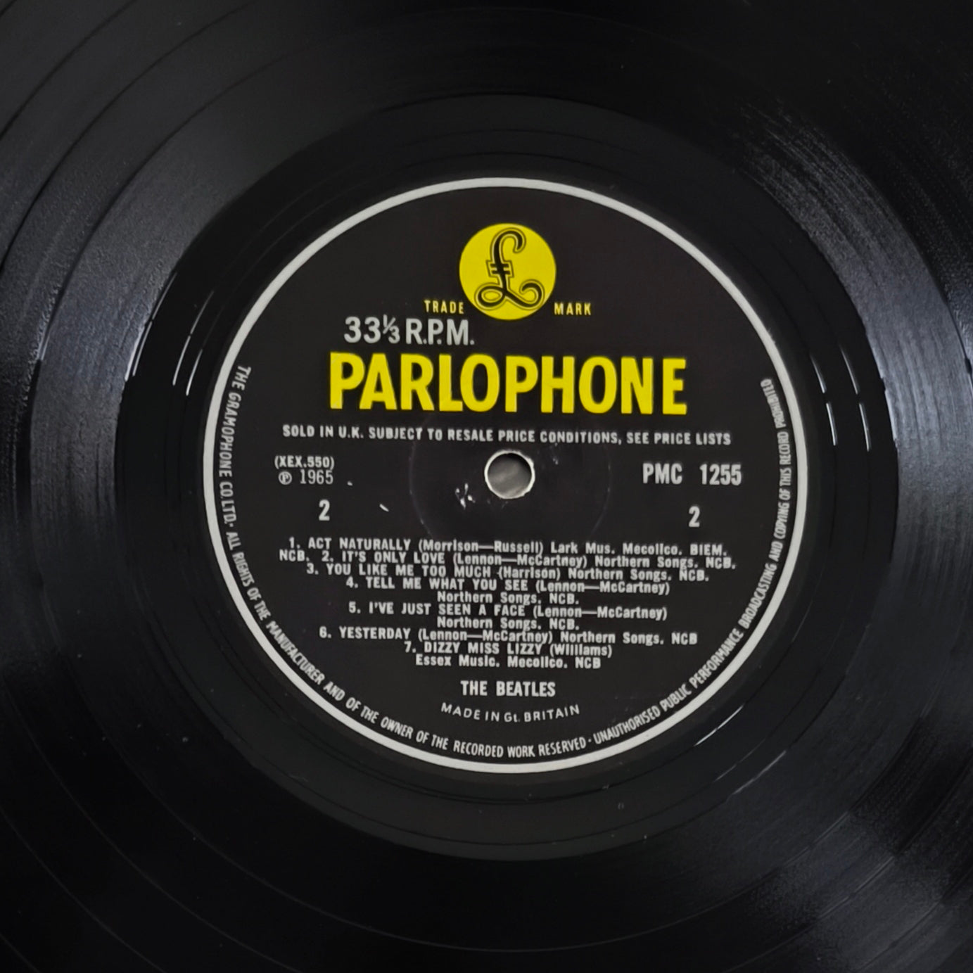 THE BEATLES - Help! (pressage Mono 1965 UK)