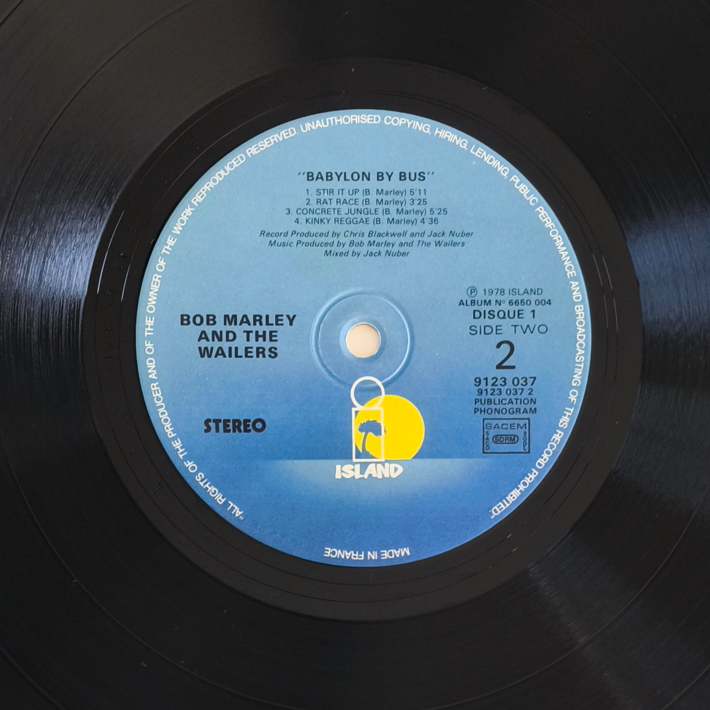 BOB MARLEY & THE WAILERS - Babylon by bus