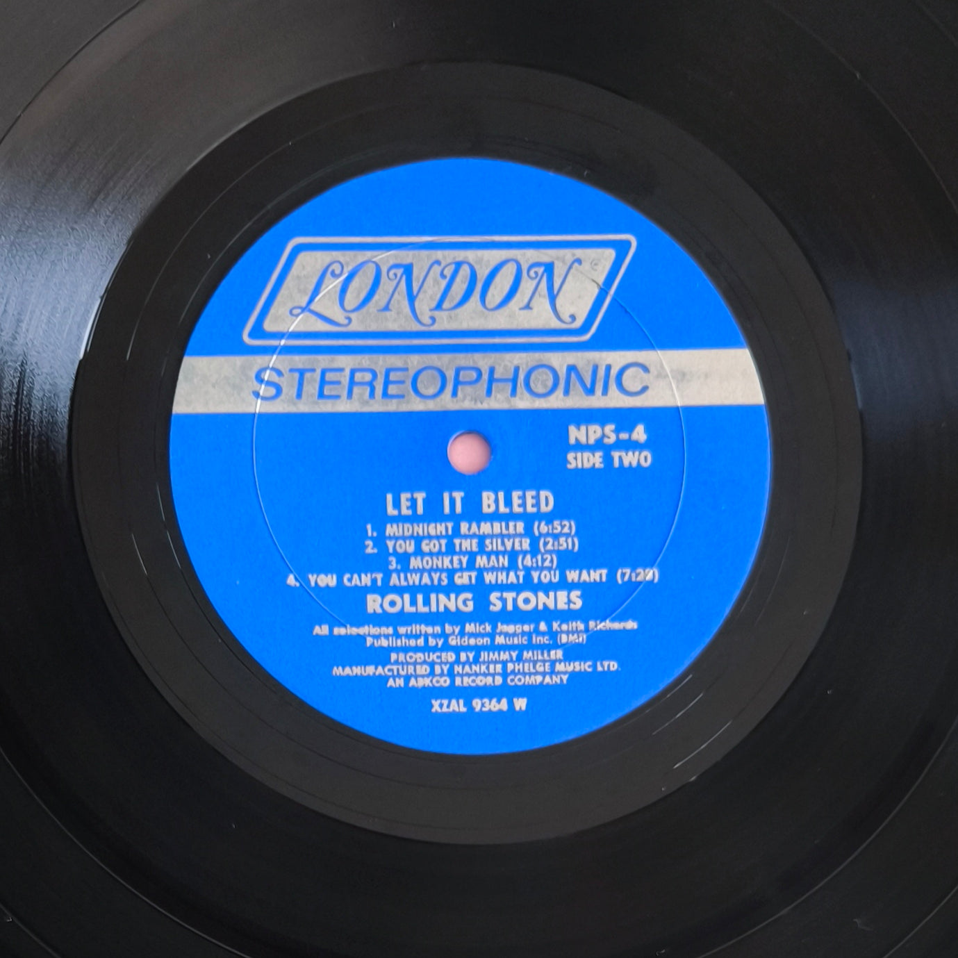 THE ROLLING STONES - Let it Bleed (Pressage US 1969)