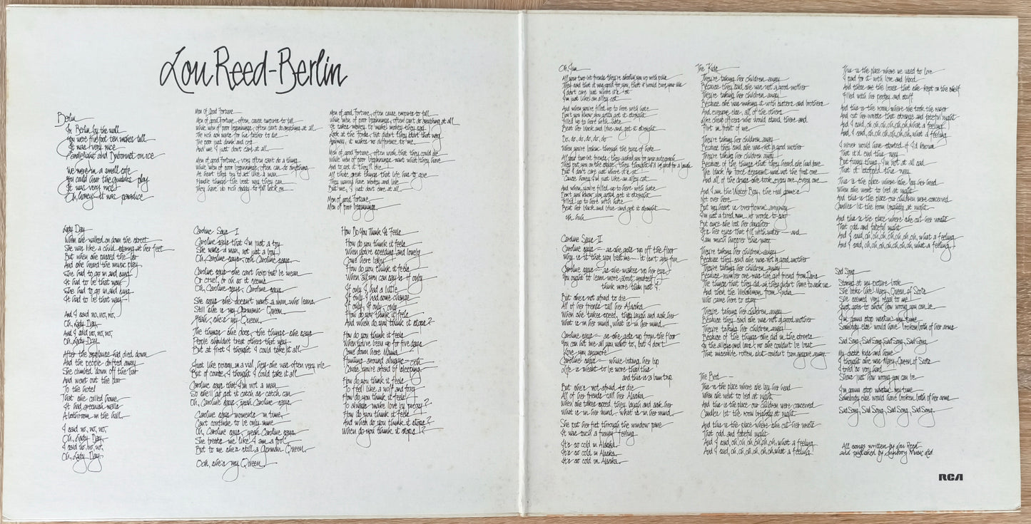 LOU REED - Berlin